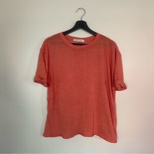 We The Free / Free People Orange Short-Sleeve Tee